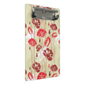 抽象的な優雅の花パターン2 ミニクリップボード (アングル)