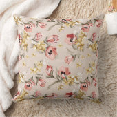 抽象的な優雅の花パターン3 クッション (ブランケット)