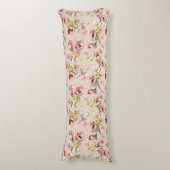 抽象的な優雅の花パターン3 ボディピロー (正面縦)