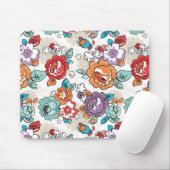抽象的な優雅の花パターン5 マウスパッド (マウス)