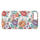 抽象的な優雅の花パターン5 Case-Mate iPhoneケース (裏面(横))