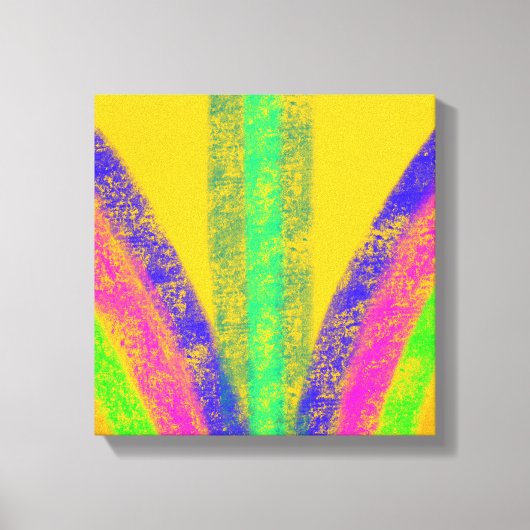 抽象的な元の芸術 キャンバスプリント (正面)