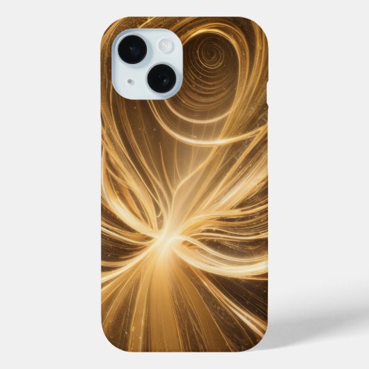 抽象的な光のエネルギーと宇宙の渦巻き Case-Mate iPhoneケース (裏面)