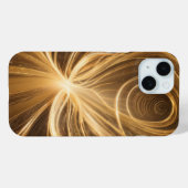 抽象的な光のエネルギーと宇宙の渦巻き Case-Mate iPhoneケース (裏面 (横))