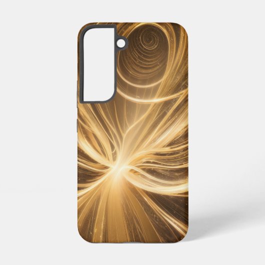 抽象的な光のエネルギーと宇宙の渦巻き SAMSUNG GALAXYケース (裏面)