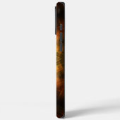 抽象的な光を伴う輝く幾何学的なスターバースト Case-Mate iPhoneケース (裏面 / 左)
