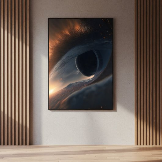 抽象的な全知の目 キャンバスプリント