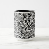 抽象的な円のコーヒーマグ マグカップ (中央)