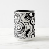 抽象的な円のコーヒーマグ マグカップ (中央)