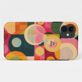 抽象的な円のデザイン Case-Mate iPhoneケース (裏面(横))