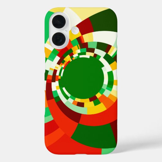 抽象的な円のパターン Case-Mate iPhoneケース (裏面)