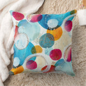 抽象的な円形のホームデコ ギフト アートスロー枕 クッション (ブランケット)