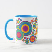 抽象的な円 マグカップ (左)