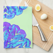 抽象的な円WYCINANKI キッチンタオル (四つ折り)