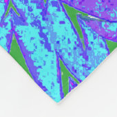 抽象的な円WYCINANKI フリースブランケット (角)