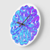 抽象的な円WYCINANKI ラージ壁時計 (傾斜)