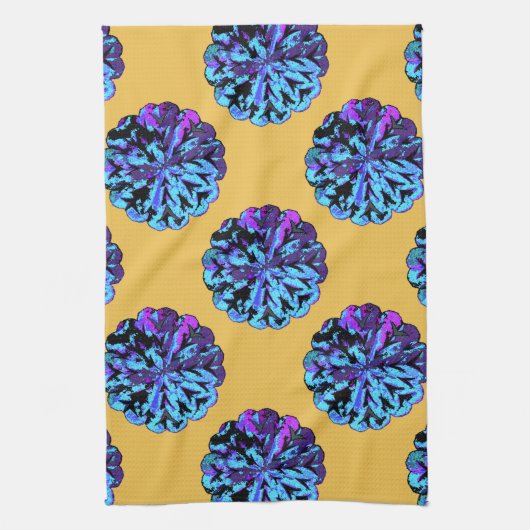 抽象的な円WYCINANKI G キッチンタオル (縦)