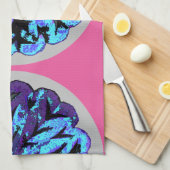 抽象的な円WYCINANKI GR キッチンタオル (四つ折り)