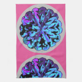 抽象的な円WYCINANKI GR キッチンタオル (縦)