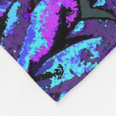 抽象的な円WYCINANKI GR フリースブランケット (角)