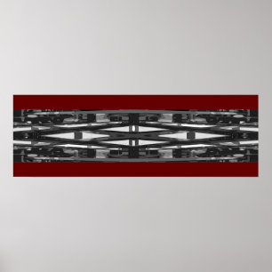 抽象的な写真のデザイン; 12x36 " ポスター