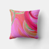 抽象的な反射デザイン クッション (裏面)