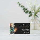 抽象的な名刺を絵を描くこと 名刺 (スタンド正面)