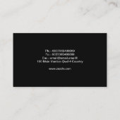 抽象的な名刺を絵を描くこと 名刺 (裏面)