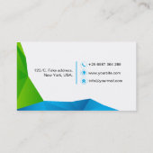 抽象的な名刺 名刺 (裏面)