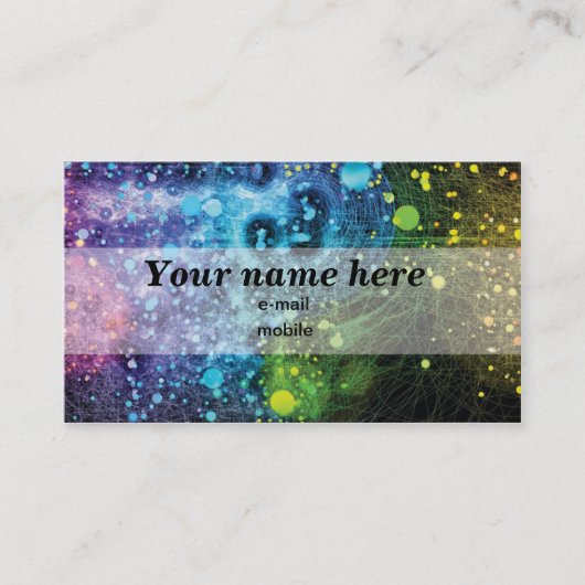 抽象的な名刺 名刺 (正面)