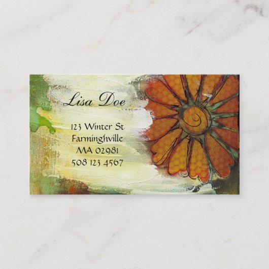 抽象的な名刺 名刺 (正面)