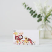 抽象的な名刺 名刺 (スタンド正面)