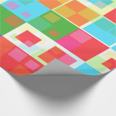 抽象的な四角の包装紙 ラッピングペーパー (角)