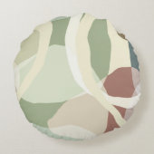 抽象的な土っぽさ ラウンドクッション (裏面)