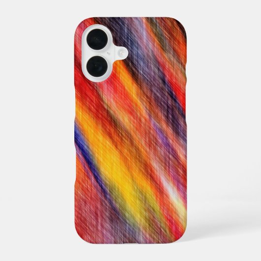 抽象的な夕焼けのiPhoneケース iPhone 16ケース (裏面)