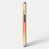抽象的な夕焼けグラデーション iPhoneケース (左側面)