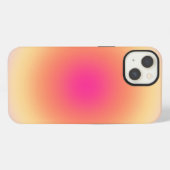 抽象的な夕焼けグラデーション iPhoneケース (裏面横)