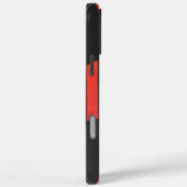 抽象的な夕焼けストライプと大胆な幾何学模様 Case-Mate iPhoneケース (裏面 / 右)