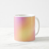 抽象的な夕焼け空のアート コーヒーマグカップ (正面右)