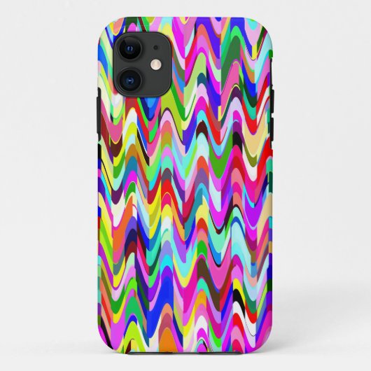 抽象的な多色モザイクパターン #4 Case-Mate iPhoneケース (裏面)