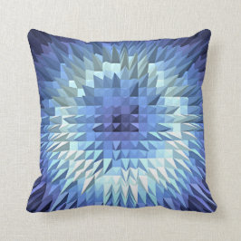 抽象的な多角形の幾何学的な質 クッション