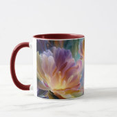 抽象的な夢見るような花園 マグカップ (左)