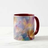 抽象的な夢見るような花園 マグカップ (正面右)