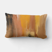 抽象的な大地の表現 ランバークッション (裏面)