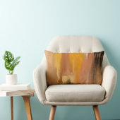 抽象的な大地の表現 ランバークッション (椅子)