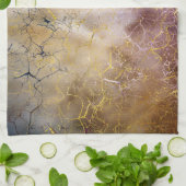 抽象的な大理石および水晶の質 キッチンタオル (折り畳み)