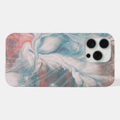 抽象的な大理石のアート iPhone 15 Pro Max カー iPhoneケース (裏面横)