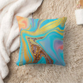 抽象的な大理石模様 クッション (ブランケット)