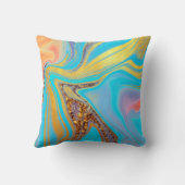 抽象的な大理石模様 クッション (裏面)