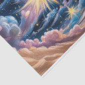 抽象的な天体の星と雲 薄葉紙 (詳細)
